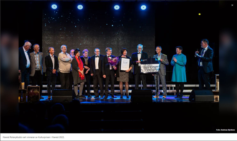 Hareidsprisen 2022 til Rotary