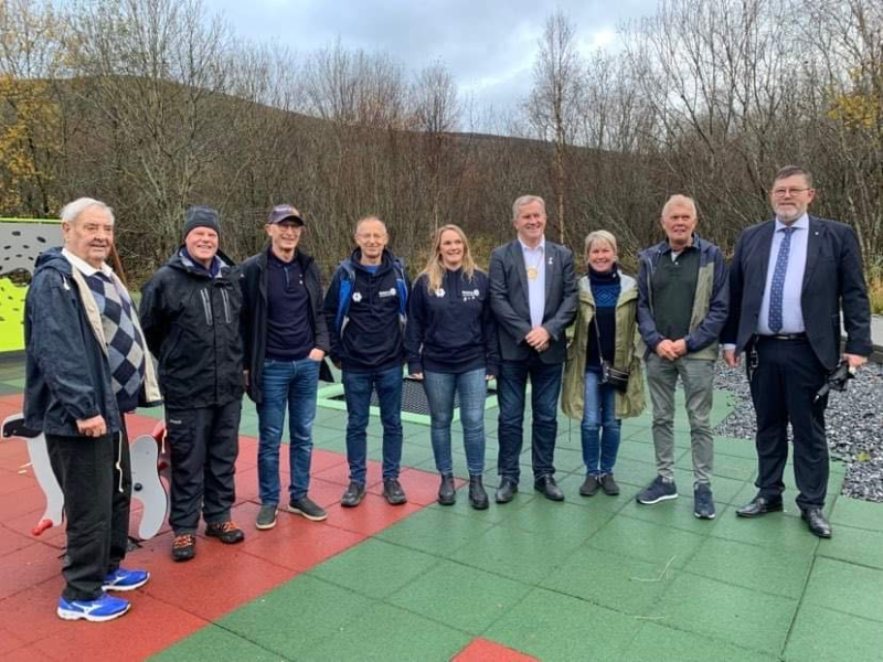 Rotary sin verdspresident Jennifer Jones besøker Hareid